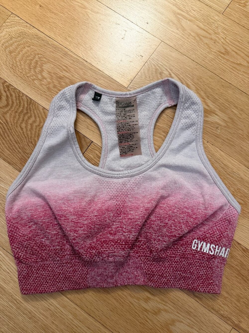 Gymshark Adapt Ombre Sports Bra | Pink | Size XS